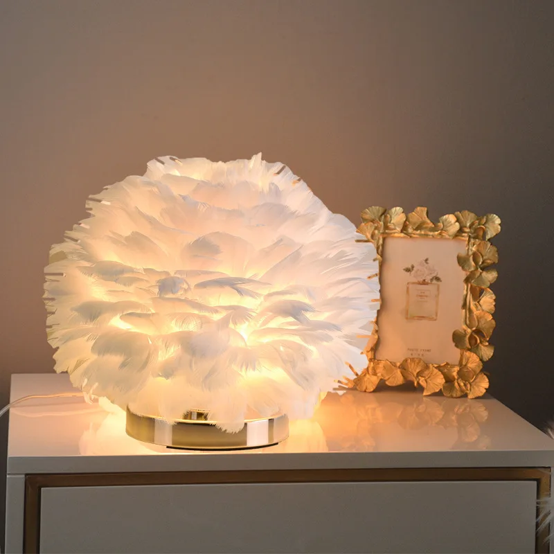 Modern Pink Feather Desk Lamp Dimming Switch Bedroom Bedside Lamp Light Luxury Gold Warm Children's Room Decorative Feather Lamp
Modern Pink Feather Desk Lamp Dimming Switch Bedroom Bedside Lamp Light Luxury Gold Warm Children's Room Decorative Feather Lamp