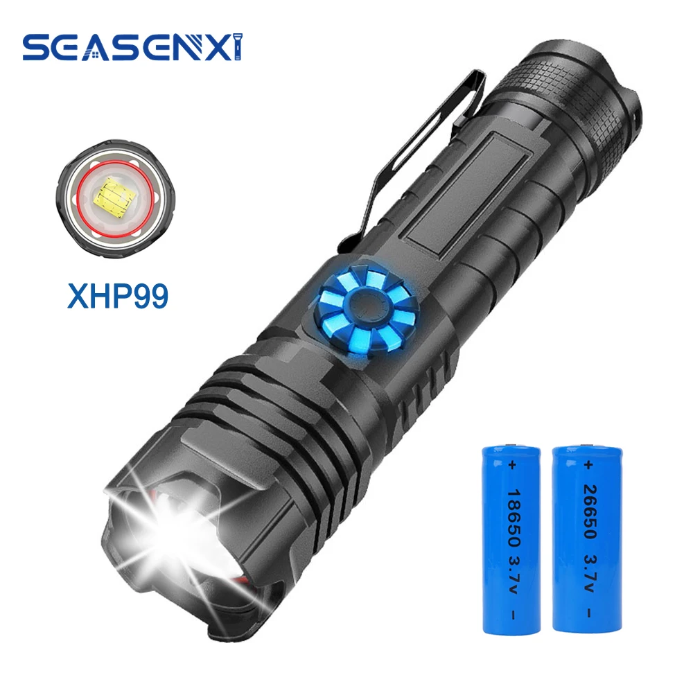 LED Flashlight USB Rechargeable 4000LM Super Bright Flashlight 4 Modes Zoomable Waterproof Flashlight Torch for Camping Hiking
LED Flashlight USB Rechargeable 4000LM Super Bright Flashlight 4 Modes Zoomable Waterproof Flashlight Torch for Camping Hiking