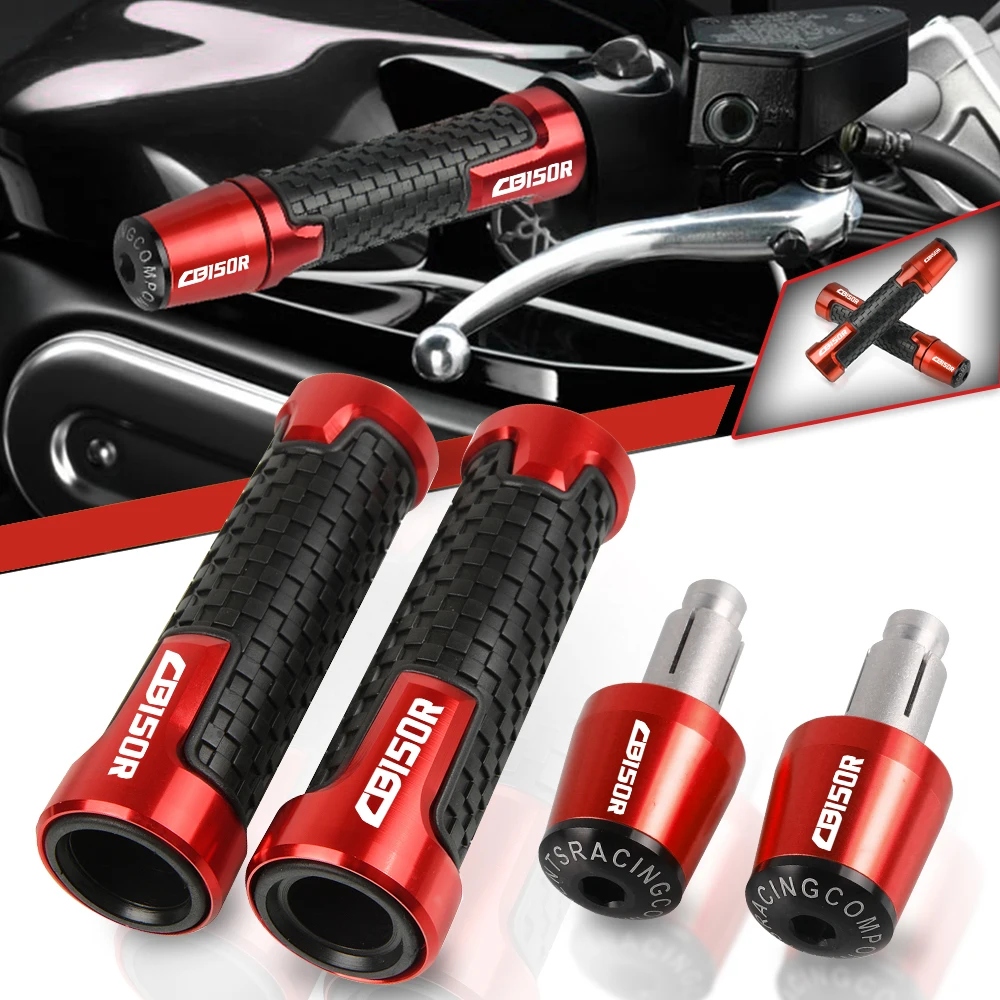 CB150R 7/8 "22mm Handlebar Grips Non-slip Rubber Handlebars Motorcycle Grip CNC Aluminum for HOnda CB150R 2017 2018 2019 2020
CB150R 7/8 "22mm Handlebar Grips Non-slip Rubber Handlebars Motorcycle Grip CNC Aluminum for HOnda CB150R 2017 2018 2019 2020