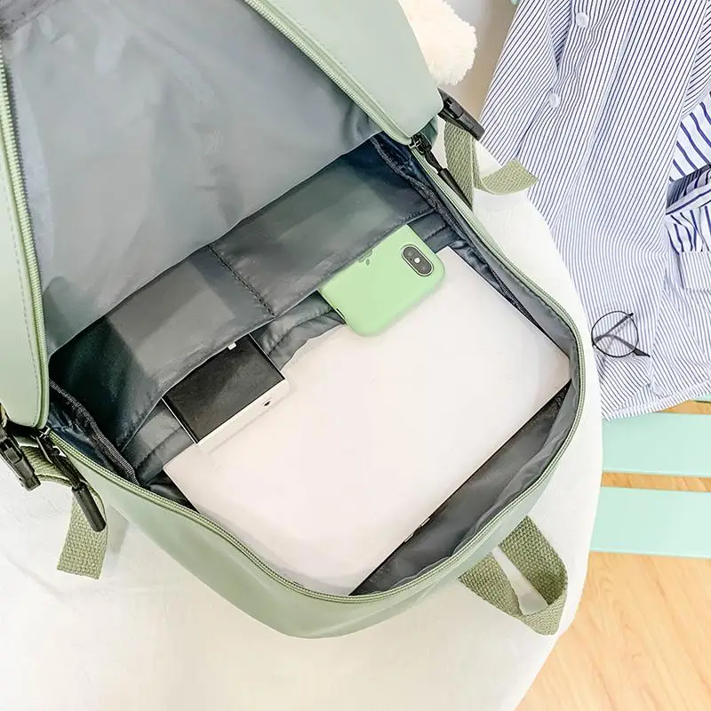 2021 New Waterproof nylon Women Backpack Female multi-pocket Cute teenage girl schoolbag High quality travel bag Book Mochilas
2021 New Waterproof nylon Women Backpack Female multi-pocket Cute teenage girl schoolbag High quality travel bag Book Mochilas