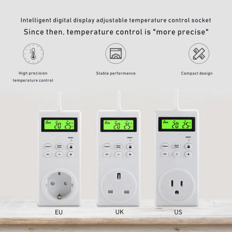 2021 NEW Programmable Wireless Thermostat Socket Household Intelligent Heating Automatic tools Best selling high-quality new
2021 NEW Programmable Wireless Thermostat Socket Household Intelligent Heating Automatic tools Best selling high-quality new