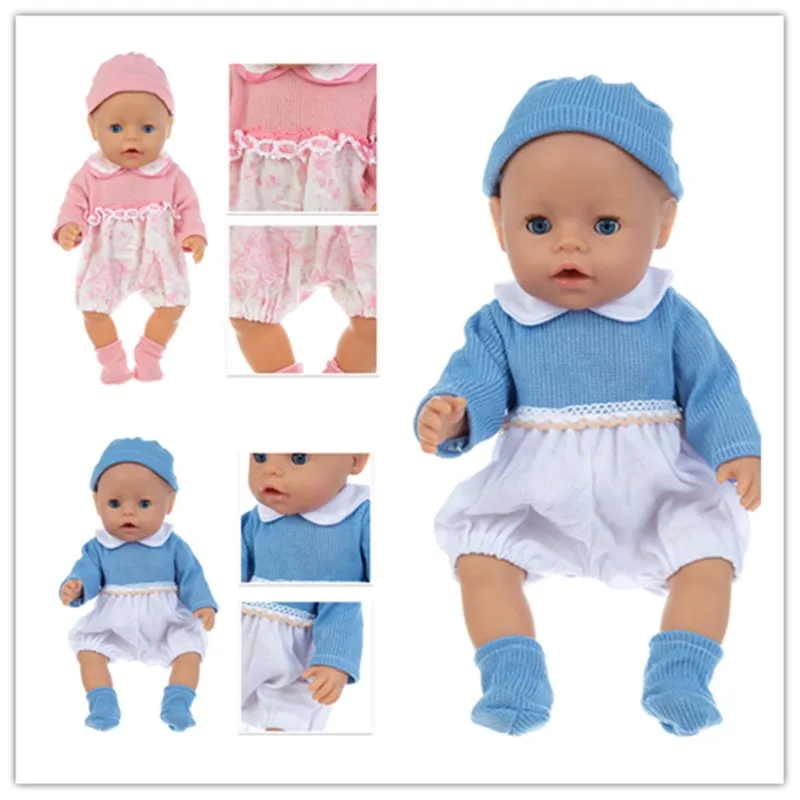 2020 Для Новорожденных Новые подходящие младенцами 17 дюймов 43 см для ухода за ребенком для мам, кукольная одежда для куклы, розового и голубог...
2020 Для Новорожденных Новые подходящие младенцами 17 дюймов 43 см для ухода за ребенком для мам, кукольная одежда для куклы, розового и голубог...
