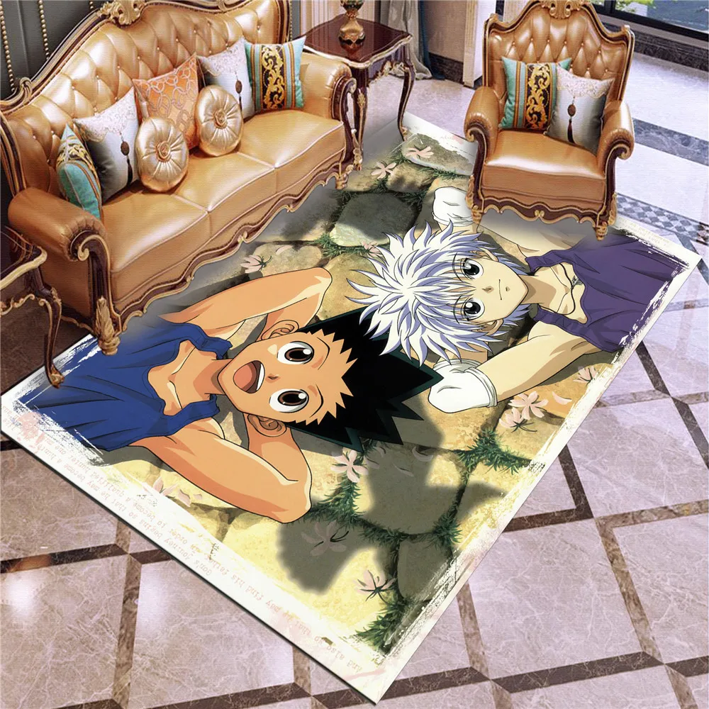 Carpets Soft Polyester HUNTERxHUNTER 3D Printed Anime Area Rugs Mat Rugs Anti-slip Large Rug Carpet for Living Room Decor
Carpets Soft Polyester HUNTERxHUNTER 3D Printed Anime Area Rugs Mat Rugs Anti-slip Large Rug Carpet for Living Room Decor