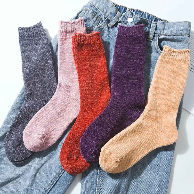 women's socks Pure color pearl velvet snow socks fashionable warm socks for ladies
women's socks Pure color pearl velvet snow socks fashionable warm socks for ladies