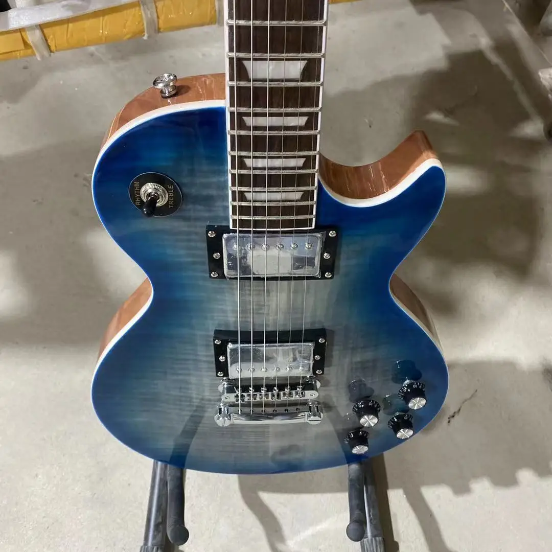 Standard Electric Guitar Tiger Maple Top Rosewood Fingerboard Chrome Hardware High Quality Guitarar Free Shipping
Standard Electric Guitar Tiger Maple Top Rosewood Fingerboard Chrome Hardware High Quality Guitarar Free Shipping