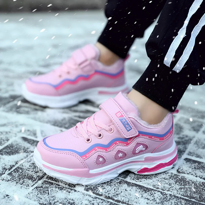 Children Winter Walking Shoes Pink Black Girls Cute Running Shoes Comfortable Keep Warm Snow Shoes for Child Girl Scool Shoe 630
Children Winter Walking Shoes Pink Black Girls Cute Running Shoes Comfortable Keep Warm Snow Shoes for Child Girl Scool Shoe 630