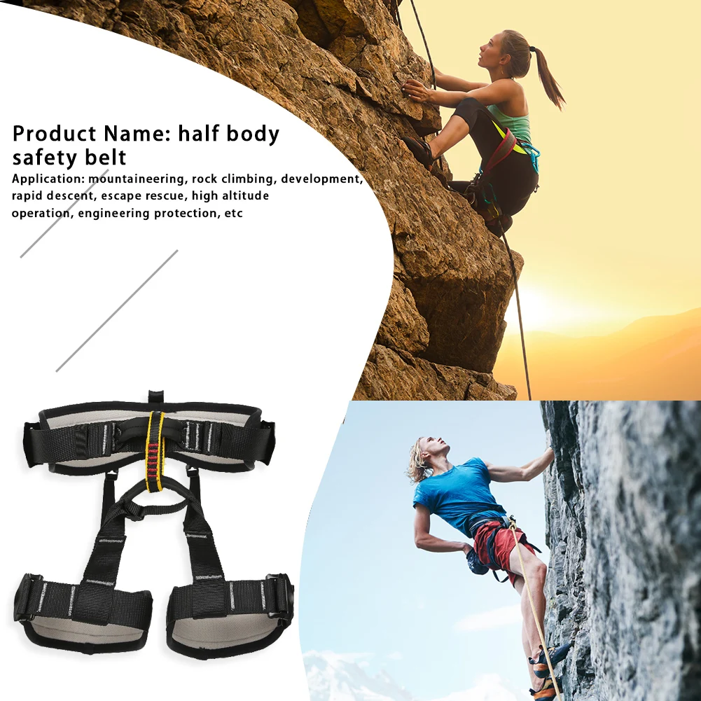 Ремень безопасности для спорта на открытом воздухе, упряжка для скалолазания, защита на пол тела для альпинизма, оборудование для выживания... 
Ремень безопасности для спорта на открытом воздухе, упряжка для скалолазания, защита на пол тела для альпинизма, оборудование для выживания...