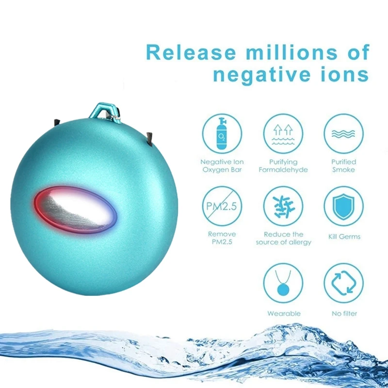 3 Pcs Personal Air Purifier Necklace Wearable USB Mini Portable Air Freshener Ionizer Negative Ion Generator Low Noise
3 Pcs Personal Air Purifier Necklace Wearable USB Mini Portable Air Freshener Ionizer Negative Ion Generator Low Noise