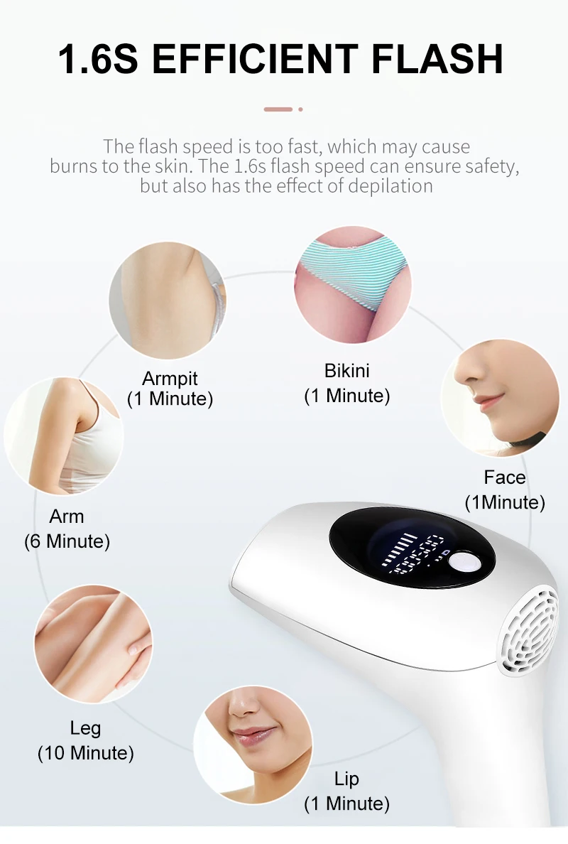 2021 Flashes New Laser Epilator Permanent IPL epilator Laser Hair Removal electric Photo depiladora Painless shaving Dropship
2021 Flashes New Laser Epilator Permanent IPL epilator Laser Hair Removal electric Photo depiladora Painless shaving Dropship