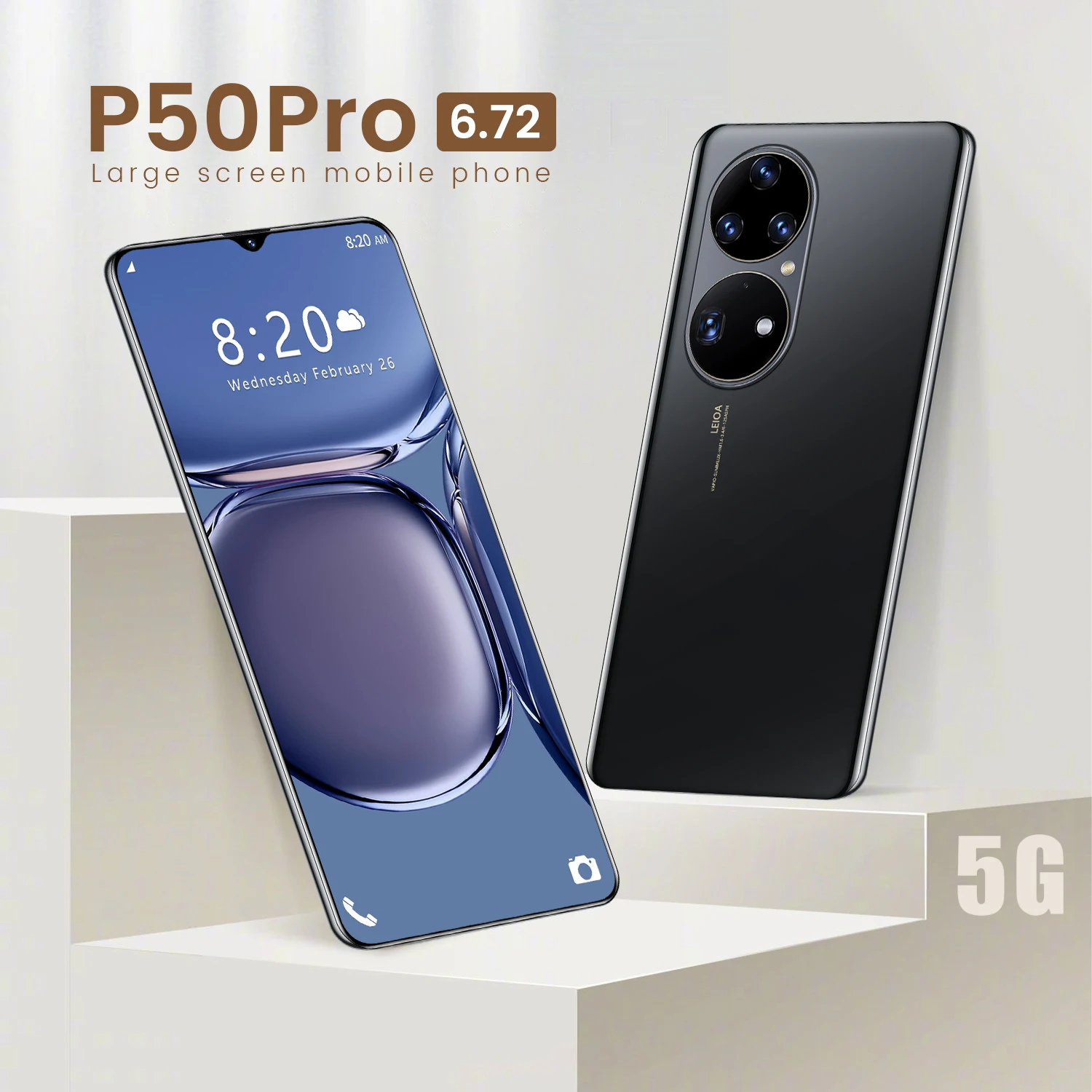 Latest Android 10 6.72Inch Full Screen Global 5G LTE Bands 12+512GB Dual SIM Card 3040*1440 MTK6889 10Core 16+32MP Face ID 
Latest Android 10 6.72Inch Full Screen Global 5G LTE Bands 12+512GB Dual SIM Card 3040*1440 MTK6889 10Core 16+32MP Face ID