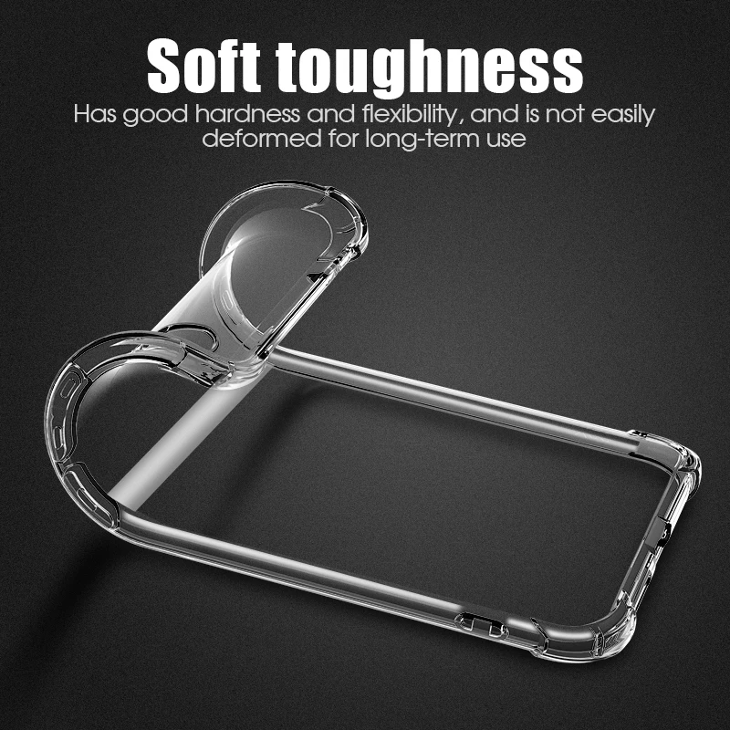 For Samsung Galaxy A30S M30S Air Bag Thick Armor Clear Cases A30E Silicone Phone soft TPU Back Cover | Мобильные телефоны и