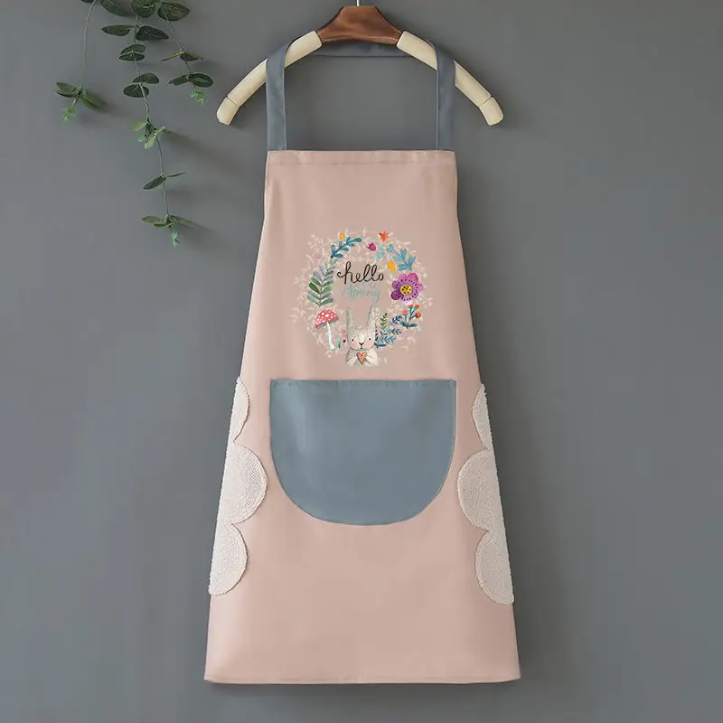 New Fashion Hand-wiping Apron Kitchen Household Waterproof and Oil-proof Waist Overalls Cute Baking Cooking Cleaning Apron
New Fashion Hand-wiping Apron Kitchen Household Waterproof and Oil-proof Waist Overalls Cute Baking Cooking Cleaning Apron