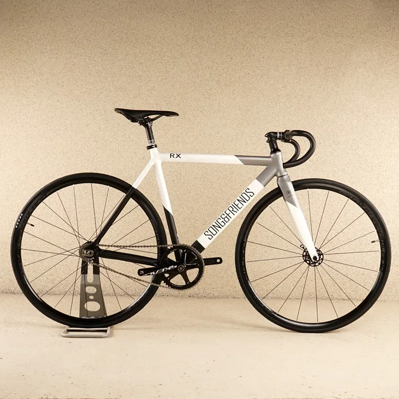 Song&friends Cut color FIXED GEAR BIKE single speed Track Bicycle Aluminum Frame with carbon fiber fork And Flat Spoke WHEEL
Song&friends Cut color FIXED GEAR BIKE single speed Track Bicycle Aluminum Frame with carbon fiber fork And Flat Spoke WHEEL