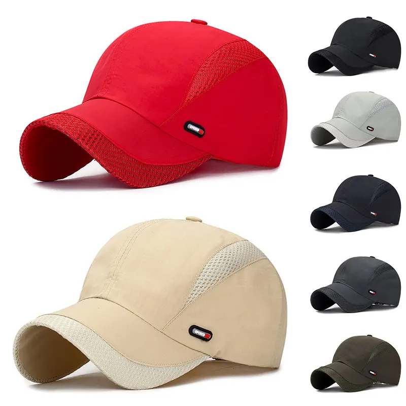 Mesh Quick-drying Cap Baseball Caps New Unisex Sun Hats Sports Peaked Cap Solid Color Sun Protection Casual Breathable Sun Caps
Mesh Quick-drying Cap Baseball Caps New Unisex Sun Hats Sports Peaked Cap Solid Color Sun Protection Casual Breathable Sun Caps