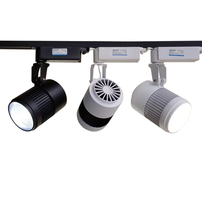 Светодиодный прожектор cob track lamp 20w30w50w напряжение рельсового светильника 110 В/220 В
