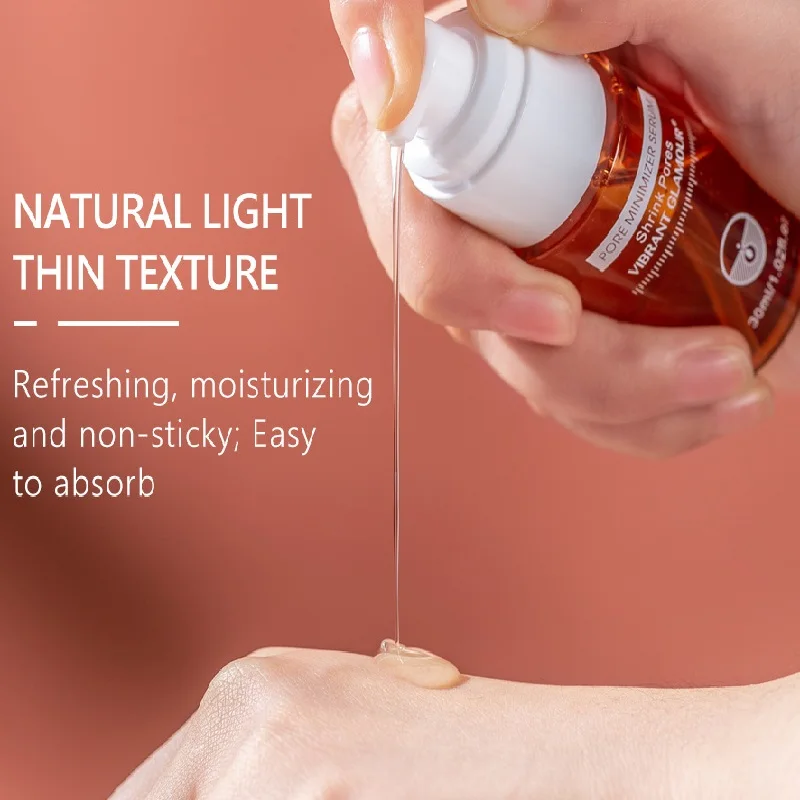 VIBRANT GLAMOUR Shrink Pore Serum Salicylic Moisturizing Whitening Oil Control Remove Blackhead Acne Facial Skin Care 30ml
VIBRANT GLAMOUR Shrink Pore Serum Salicylic Moisturizing Whitening Oil Control Remove Blackhead Acne Facial Skin Care 30ml