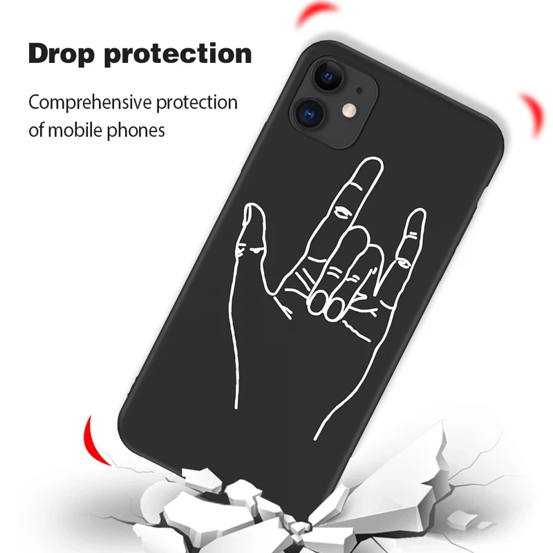 Чехол Lovebay для телефона iPhone 12 Pro 11 Max 7 8 Plus X XR XS SE 2020 Модный мягкий ТПУ чехол накладка