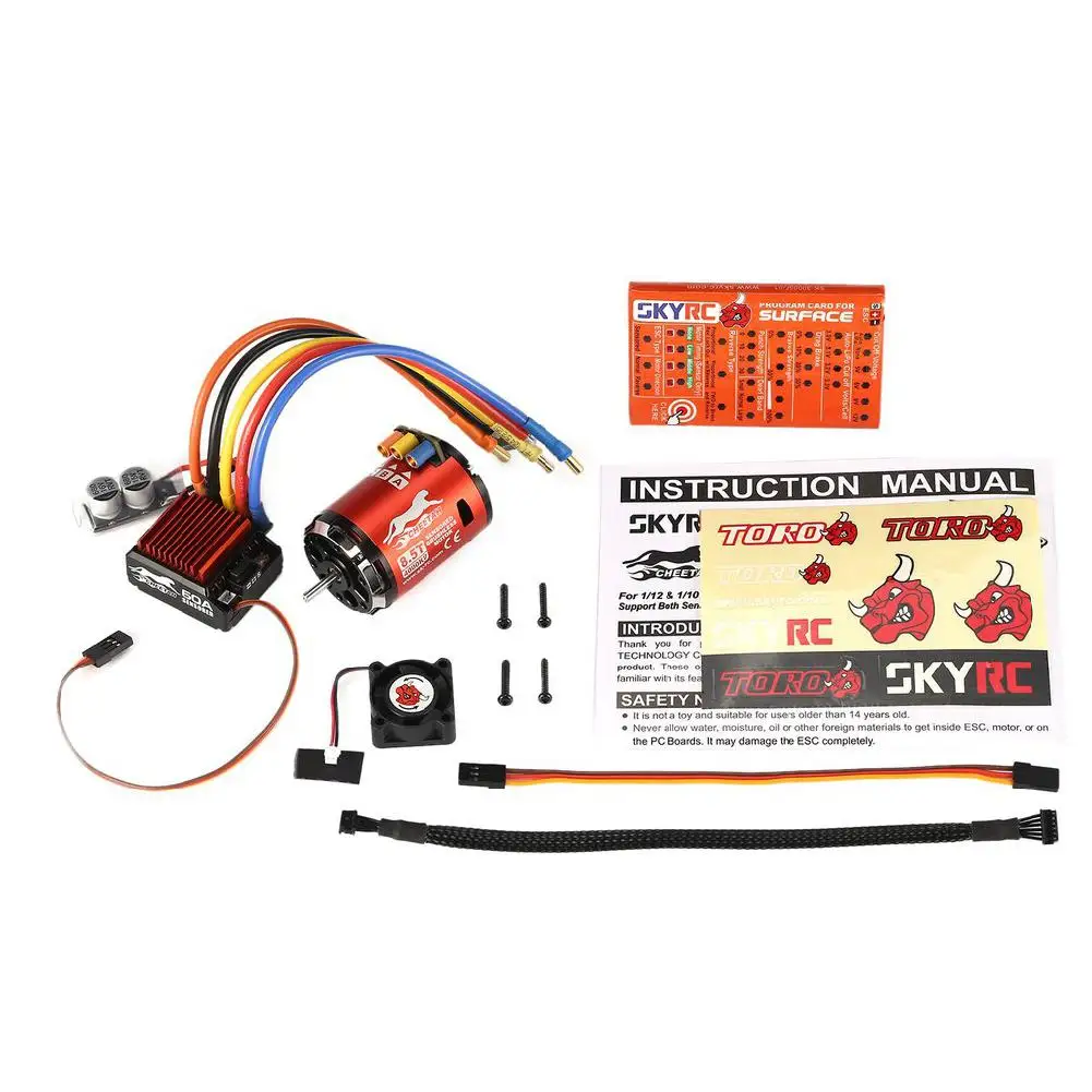 Фото RCtown SKYRC 4000KV 8 5 T Американская классификация проводов 2р датчиками бесщеточный