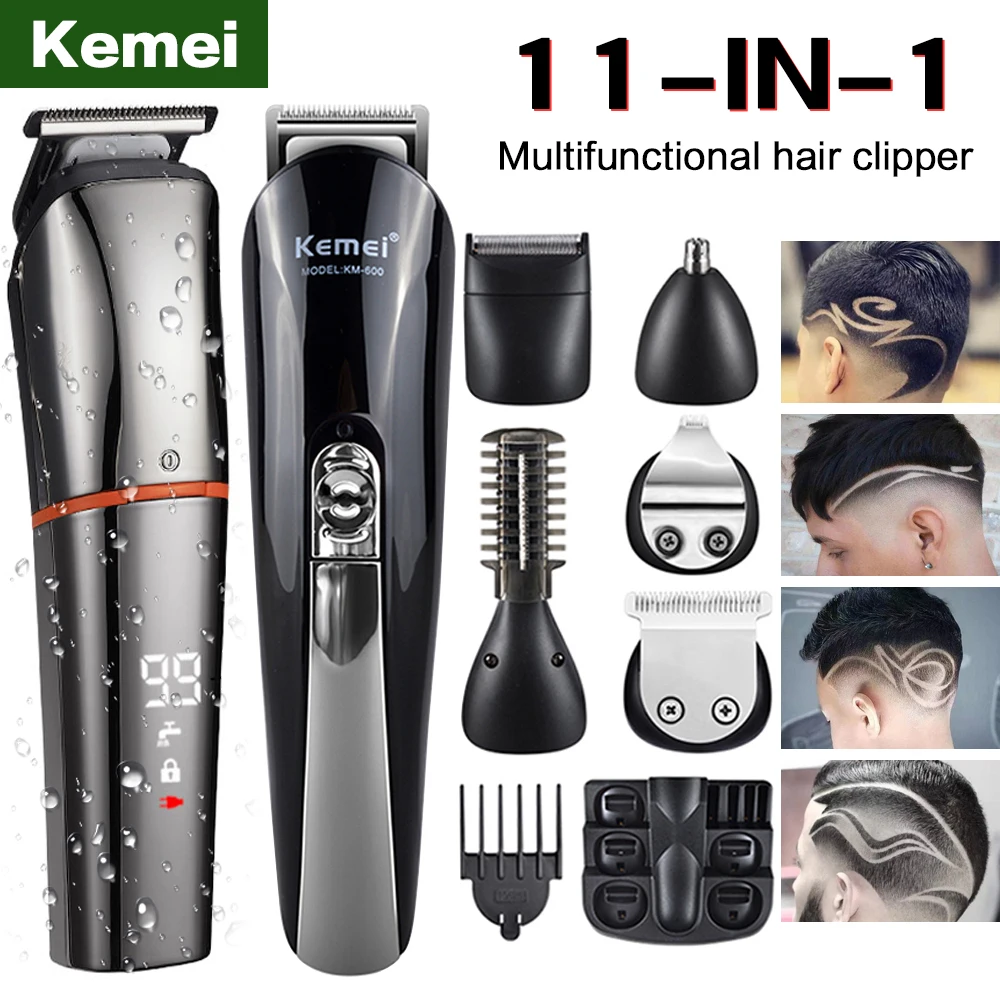 Electric hair Trimmer multifunctional clippers for men electric shaver for men's razor Nose trimmer Kemei Hair cutting machine 5
Electric hair Trimmer multifunctional clippers for men electric shaver for men's razor Nose trimmer Kemei Hair cutting machine 5