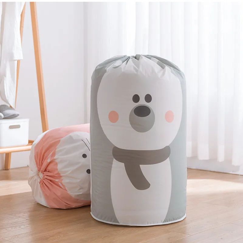 1PC Cartoon Cylindrical Quilt Storage Bag Printed Closet Organizer Large Capacity Drawstring Bag Moisture-Proof Storage Bedding
1PC Cartoon Cylindrical Quilt Storage Bag Printed Closet Organizer Large Capacity Drawstring Bag Moisture-Proof Storage Bedding