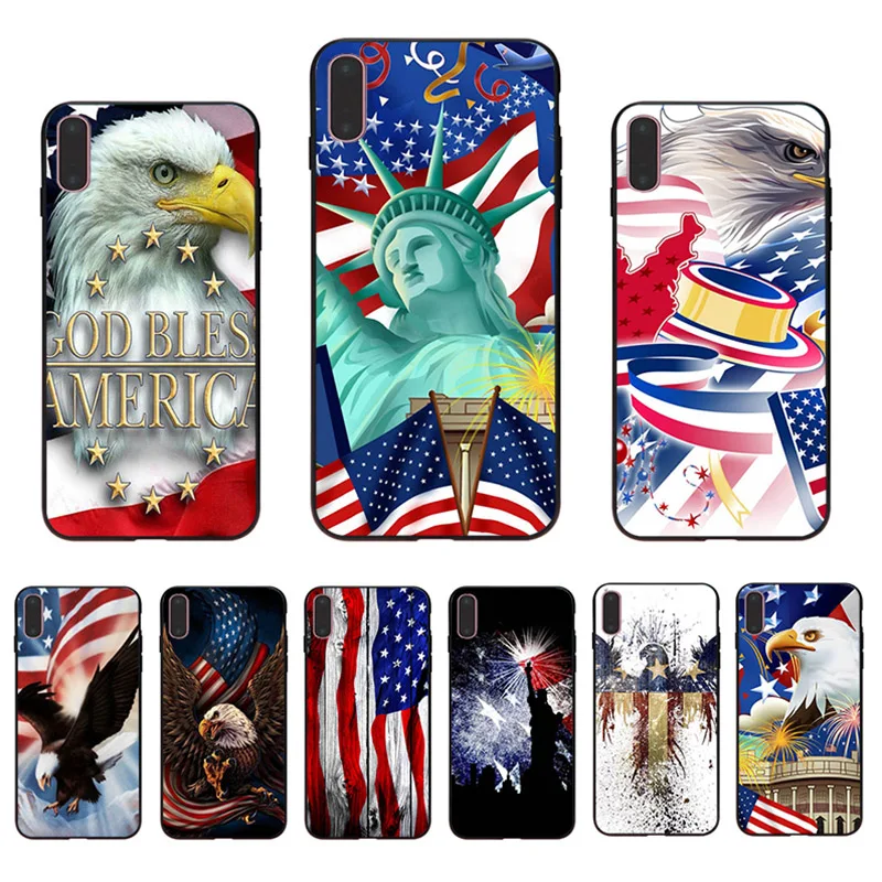 Eagles Flag of United States American Phone Shell for iphone 12 pro max 11 pro Mini XS MAX 8 7 6 6S Plus X 5S SE 2020 XR covers
Eagles Flag of United States American Phone Shell for iphone 12 pro max 11 pro Mini XS MAX 8 7 6 6S Plus X 5S SE 2020 XR covers