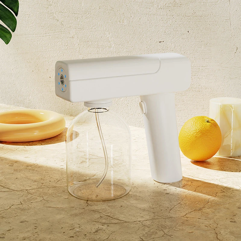 500ML Wireless Nano Blue Light Steam Spray Disinfection Sprayer Gun USB Charging Home Disinfection Fogger Machine Air Cleaner
500ML Wireless Nano Blue Light Steam Spray Disinfection Sprayer Gun USB Charging Home Disinfection Fogger Machine Air Cleaner
