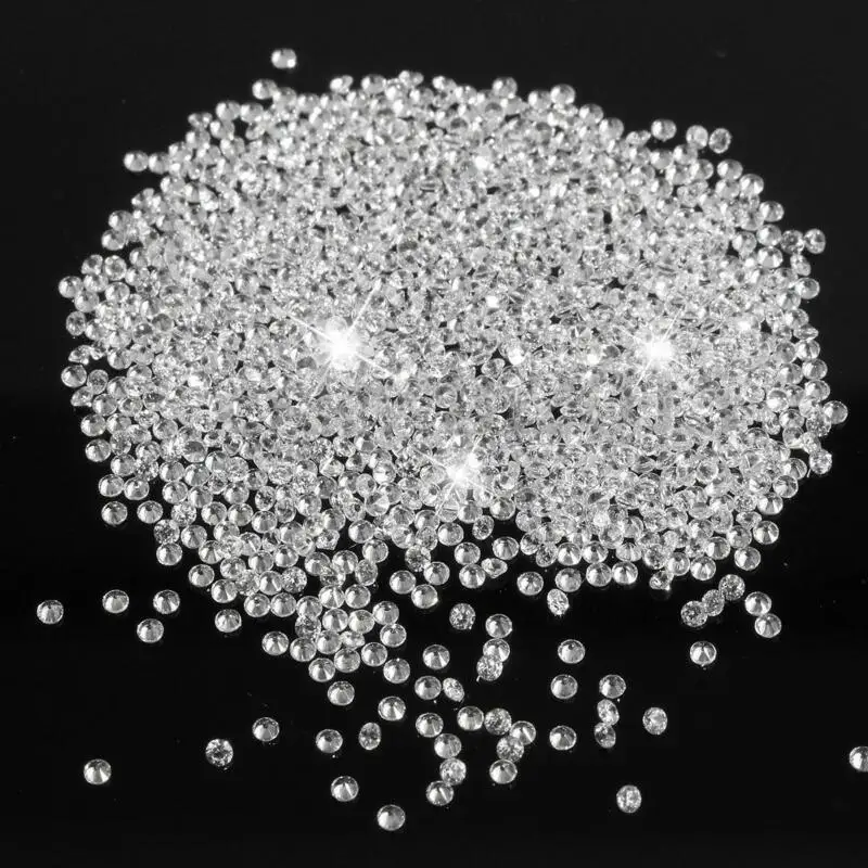 

100/500pcs 2mm AAA Grade White Loose Cubic Zirconia Stone Round Cut Zircon Stone For Jewelry Clothes DIY Decoration Gem