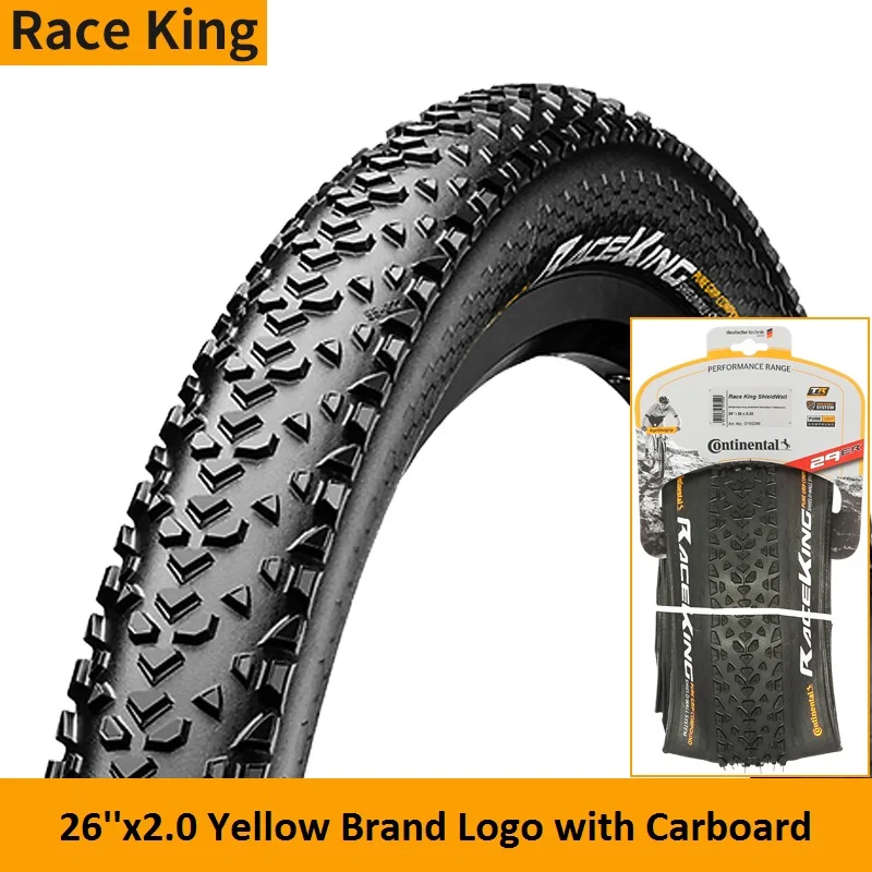 

Continental Race King Bicycle Foldable Tire Anti-puncture 180TPI MTB Folding Tyre 26x2.0 27.5x2.0 29x2.2 Cycling Tubeless Tires