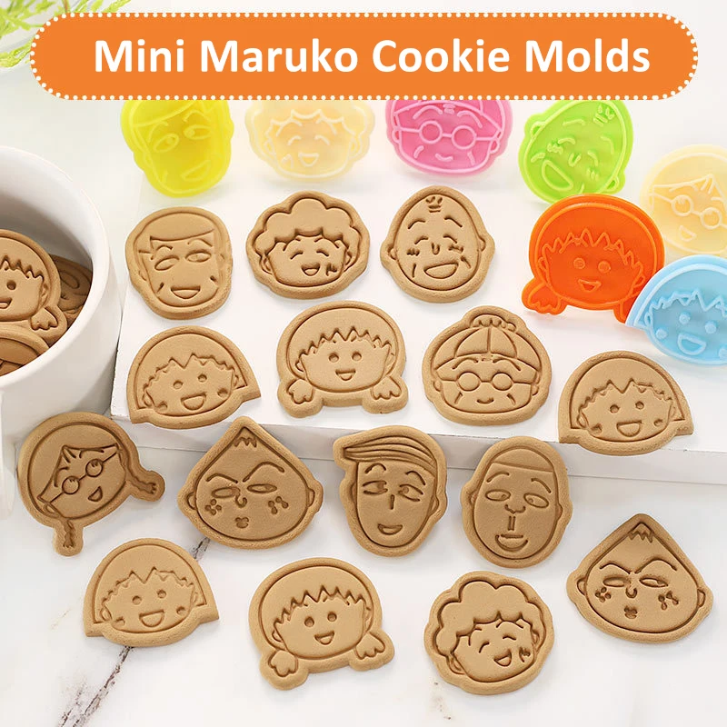 1pcs Mini Maruko Cookie Cutter Set for Baking DIY 3D Stamp for Cookie Molds Cartoon Baking Moulds Tool for Kitchen Accessories
1pcs Mini Maruko Cookie Cutter Set for Baking DIY 3D Stamp for Cookie Molds Cartoon Baking Moulds Tool for Kitchen Accessories
