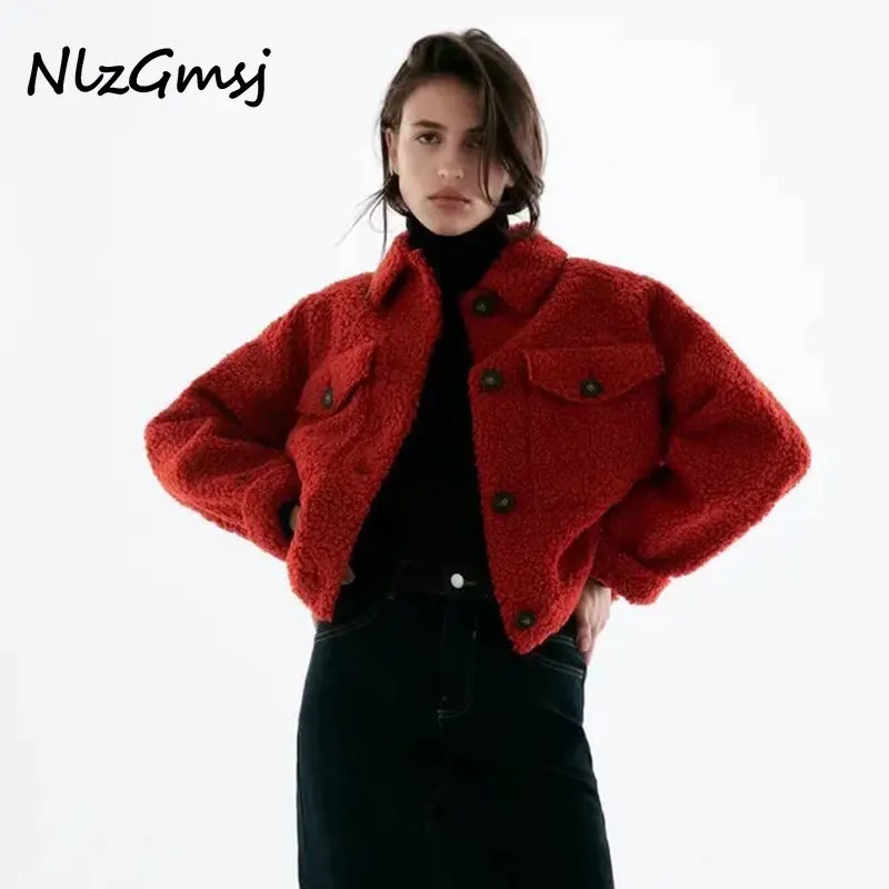 Женская куртка Nlzgmsj Za, новинка 2021, модная осенне-зимняя меховая куртка, женская верхняя одежда из меха ягненка, женские свободные однотонные ...
Женская куртка Nlzgmsj Za, новинка 2021, модная осенне-зимняя меховая куртка, женская верхняя одежда из меха ягненка, женские свободные однотонные ...