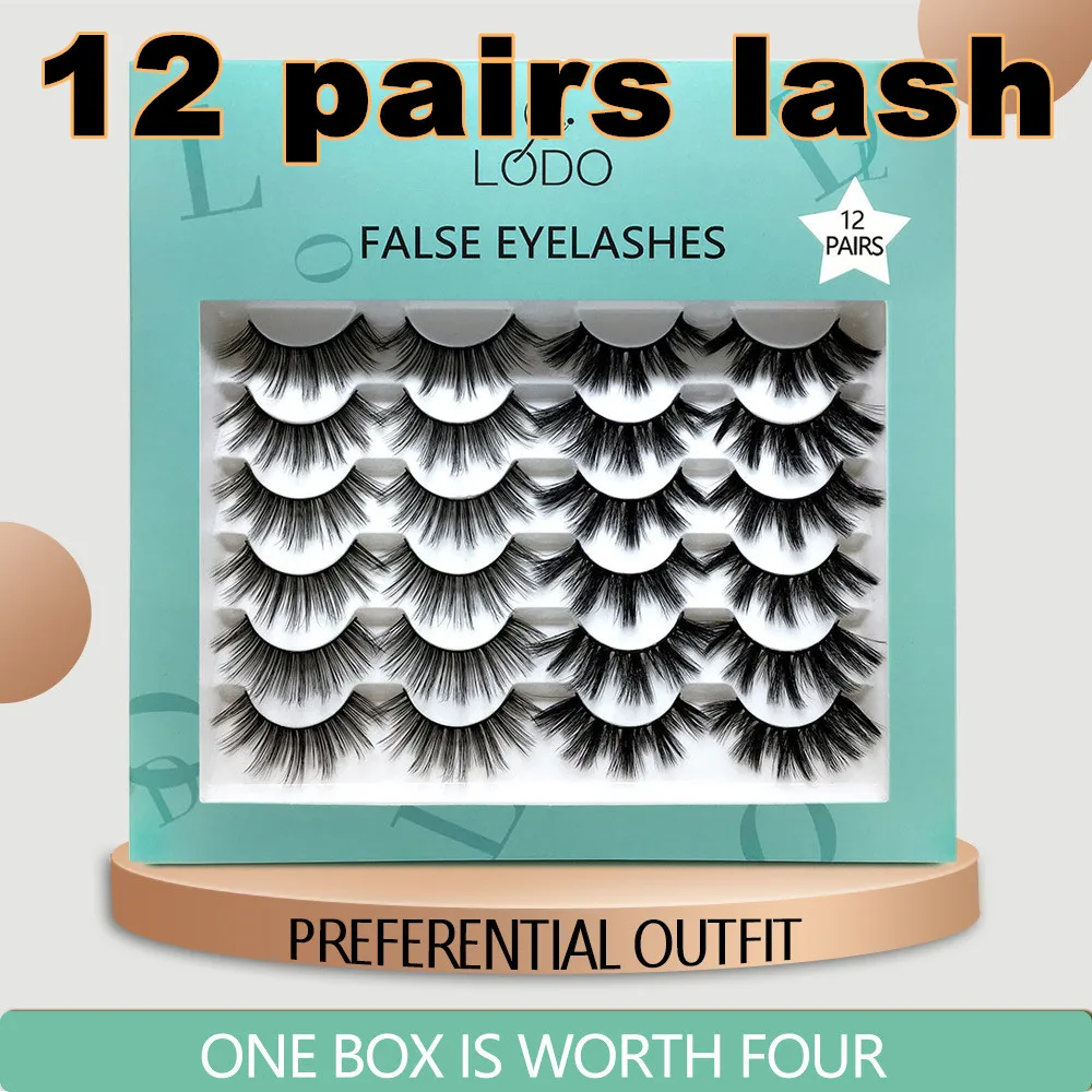12 pairs 3D Mink Lashes Natural False Eyelashes Dramatic Volume Fake Lashes Makeup Eyelash Extension Silk Eyelashes
12 pairs 3D Mink Lashes Natural False Eyelashes Dramatic Volume Fake Lashes Makeup Eyelash Extension Silk Eyelashes