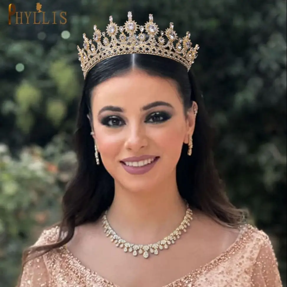 A22 Vintage Baroque Headband Queen Tiara Wedding Crown Hair Jewelry Party Accessories Zirconia Hairband Bridal Hair Ornament
A22 Vintage Baroque Headband Queen Tiara Wedding Crown Hair Jewelry Party Accessories Zirconia Hairband Bridal Hair Ornament
