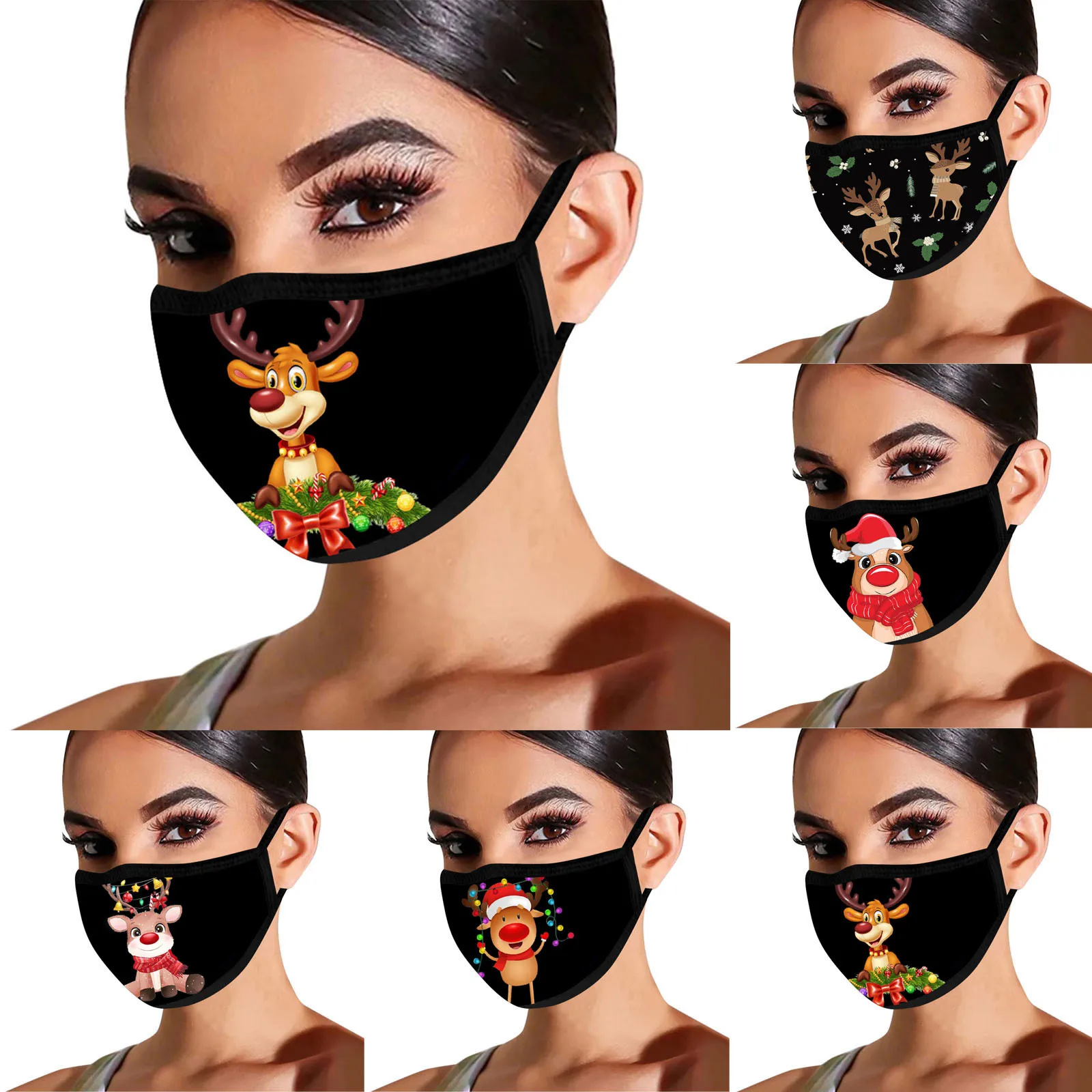 5pcs Christmas Print Mouth Masks For Protection Washable Reusable Face Mask Adult Black Masks Halloween Cosplay Mascarillas
5pcs Christmas Print Mouth Masks For Protection Washable Reusable Face Mask Adult Black Masks Halloween Cosplay Mascarillas
