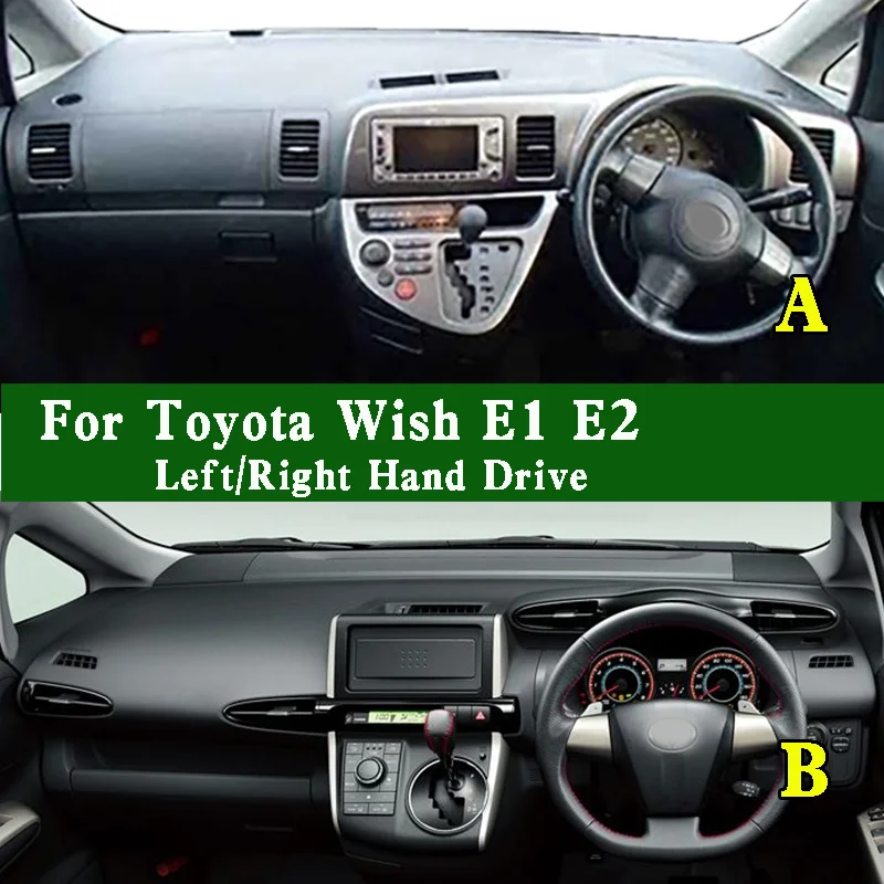 

Fits Toyota Wish E1 MK1 E2 MK2 ZGE20 ZGE25 ZGE21 ZGE22 Dashmat Dashboard Cover Pad Dash Mat Carpet Suede Leather Ornaments