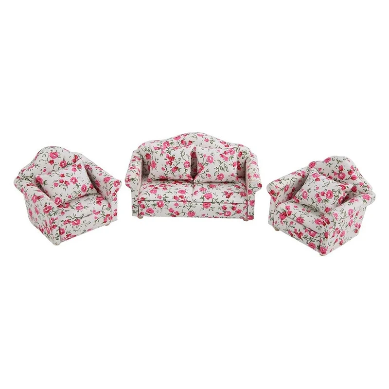 Dollhouse Couch Flower Pattern Fabric Sofa 1:12 Dollhouse Living Room Furniture Dollhouse Decoration Accessories Toy
Dollhouse Couch Flower Pattern Fabric Sofa 1:12 Dollhouse Living Room Furniture Dollhouse Decoration Accessories Toy