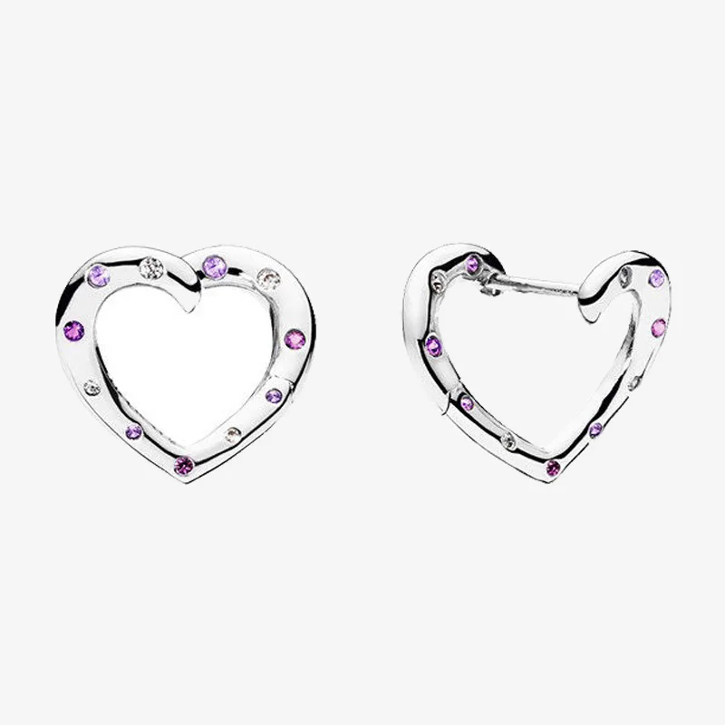 925 Sterling Silver Pan Earring Shinning Crystal Love Earrings For Women Wedding Gift Fashion Jewelry
925 Sterling Silver Pan Earring Shinning Crystal Love Earrings For Women Wedding Gift Fashion Jewelry