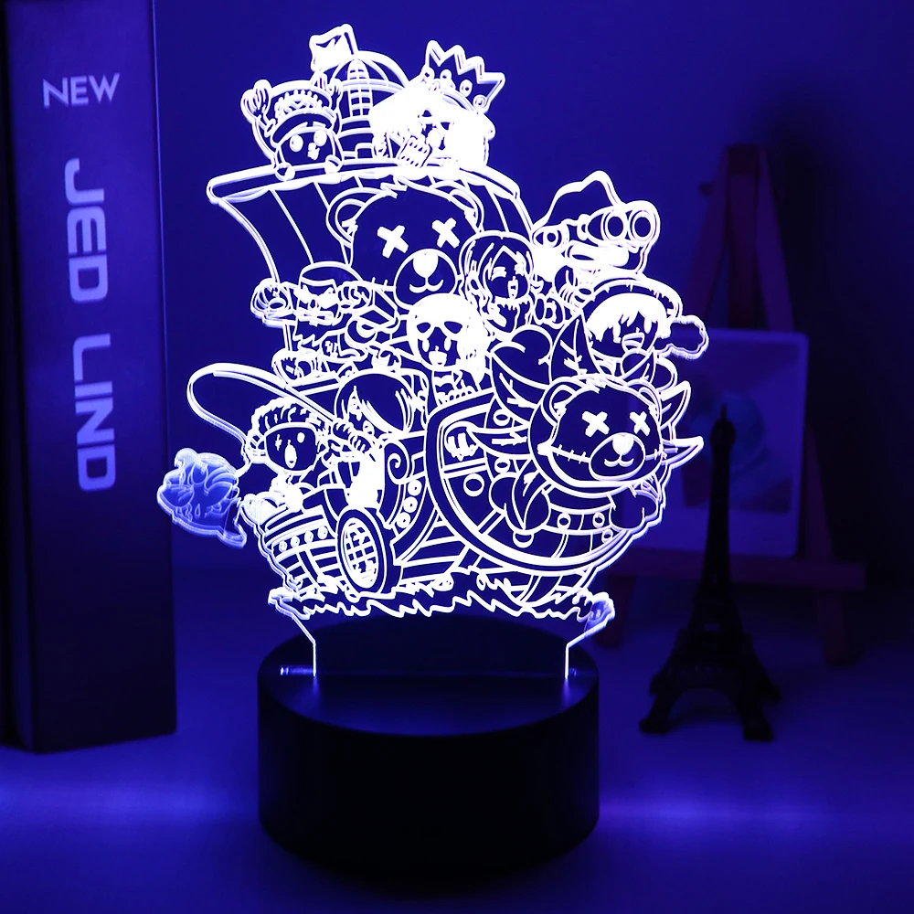 Acrylic 3d Night Lamp Anime ONE PIECE for Home Decorative Nightlight Rgb Colorful Touch Sensor Led Night Light One Piece Gift
Acrylic 3d Night Lamp Anime ONE PIECE for Home Decorative Nightlight Rgb Colorful Touch Sensor Led Night Light One Piece Gift