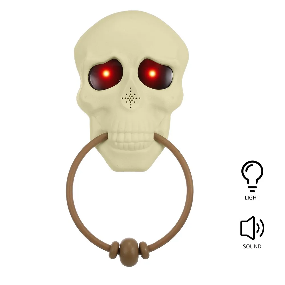 Halloween Doorbell Halloween Decorative Doorbell Halloween Electric Doorbell with Light Up Eyeball Scary Sounds (Skeleton Skull)
Halloween Doorbell Halloween Decorative Doorbell Halloween Electric Doorbell with Light Up Eyeball Scary Sounds (Skeleton Skull)