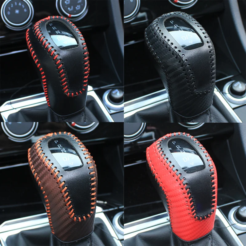DIY hand-sewn leather car gear cover Gear Shift Collars for Volkswagen Passat Sagitar T-Cross Tacqua
DIY hand-sewn leather car gear cover Gear Shift Collars for Volkswagen Passat Sagitar T-Cross Tacqua
