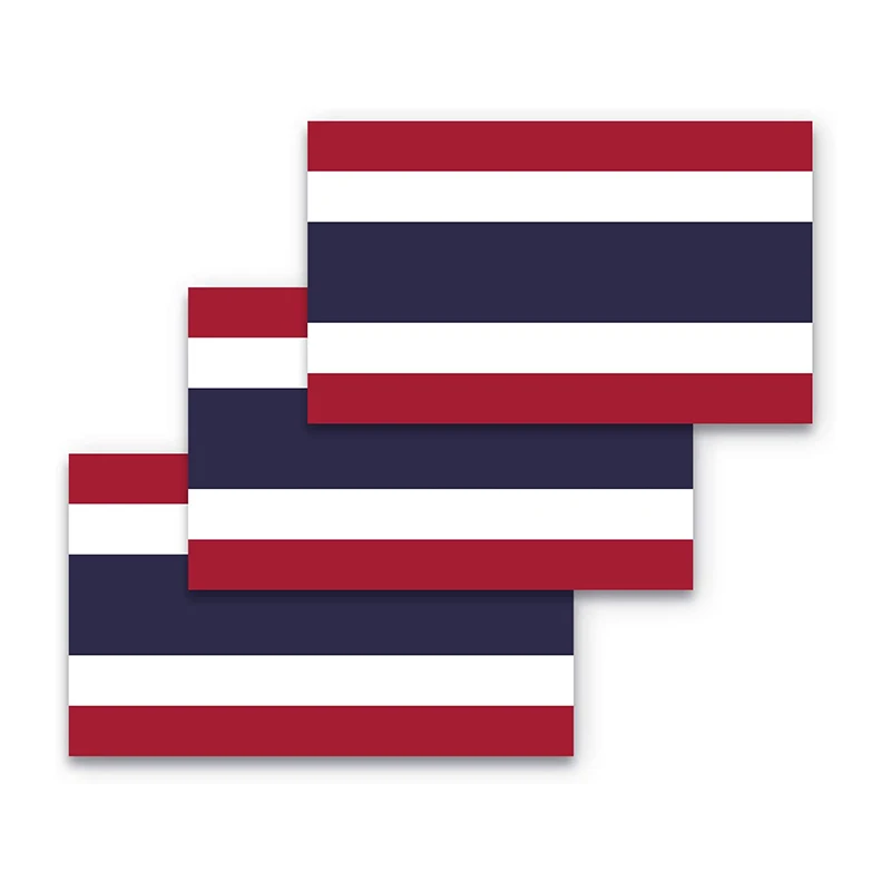 Thailand Flag Bumper Stickers 3 Pieces Are Made of Durable Waterproof Material, Car/truck Ship/MacBook/laptop and Aders
Thailand Flag Bumper Stickers 3 Pieces Are Made of Durable Waterproof Material, Car/truck Ship/MacBook/laptop and Aders