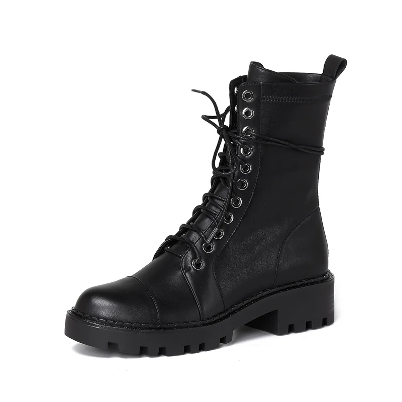 SKLFGXZY New style Genuine leather Martin boots Female boots Women's boots black cowhide lace-up Women's shoes Size 34-40
SKLFGXZY New style Genuine leather Martin boots Female boots Women's boots black cowhide lace-up Women's shoes Size 34-40