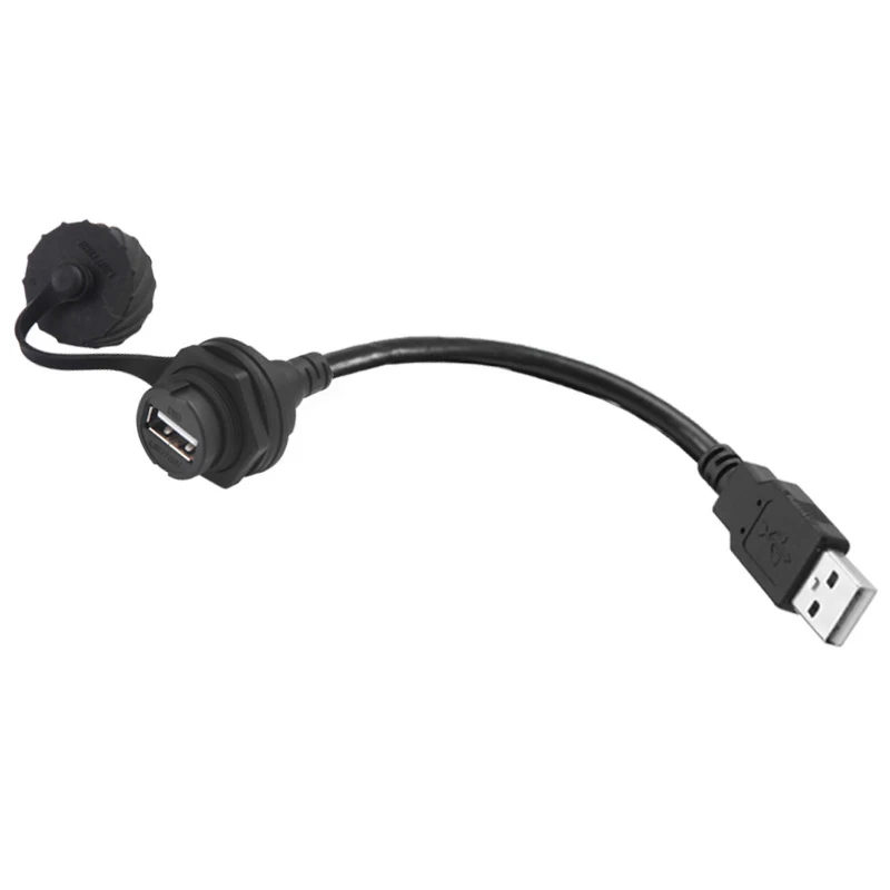 LSHITECH Industrial Waterproof USB Socket Panel Mount USB2.0 Female Data Aviation Connector 0.1m/5 Meter Extension Cable Wire 
LSHITECH Industrial Waterproof USB Socket Panel Mount USB2.0 Female Data Aviation Connector 0.1m/5 Meter Extension Cable Wire