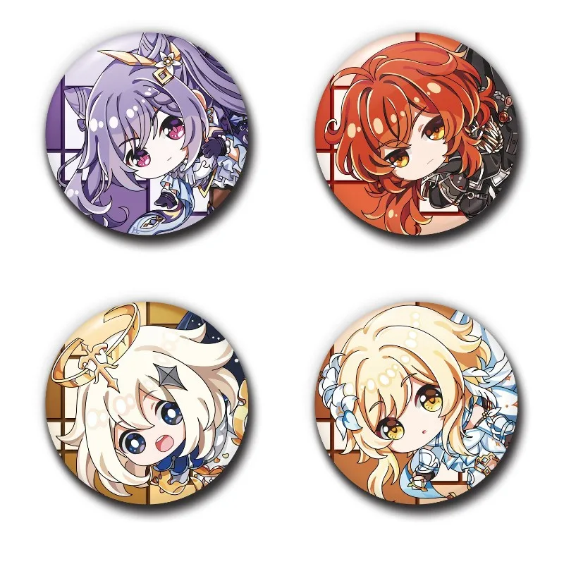 Hot Game Genshin Impact Keychain Badge Cosplay Figure Paimon Diluc Keqing Keyring Backpack Decoration Toys Anime Lovers Gift 
Hot Game Genshin Impact Keychain Badge Cosplay Figure Paimon Diluc Keqing Keyring Backpack Decoration Toys Anime Lovers Gift