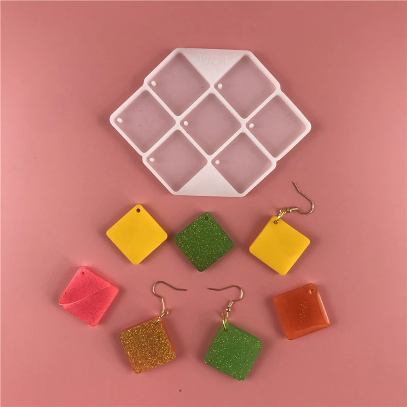 Epoxy Resin Mold Silicone Earrings Mold Handmade Fashion Jewelry Resin Molds for Resin Jewelry Making Pendant Craft
Epoxy Resin Mold Silicone Earrings Mold Handmade Fashion Jewelry Resin Molds for Resin Jewelry Making Pendant Craft