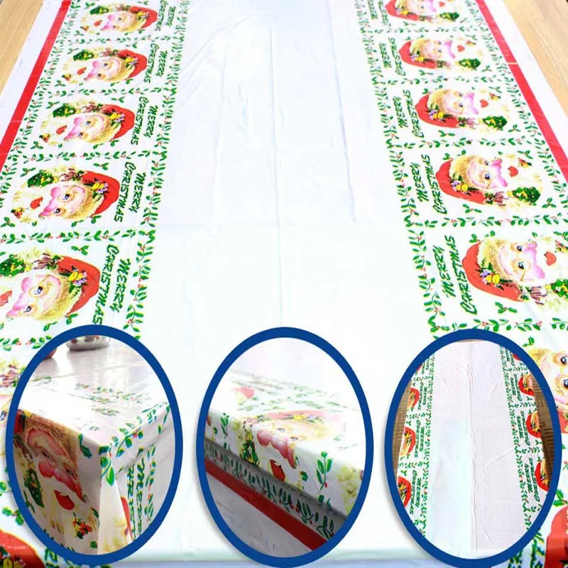 Merry Christmas Rectangular Tablecloth Xmas Dinner Table Covers Christmas Decorations for Home Party Natal Noel New Year Decors
Merry Christmas Rectangular Tablecloth Xmas Dinner Table Covers Christmas Decorations for Home Party Natal Noel New Year Decors