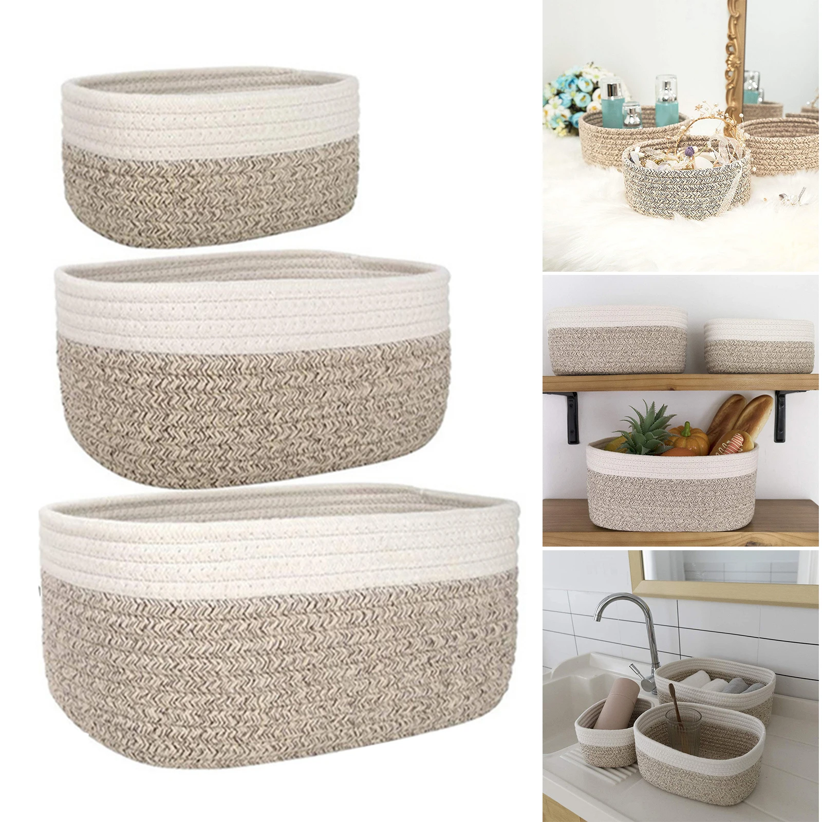 Newest Woven Storage Basket Multifunctional Large Capacity Retro Desktop Storage Tool for Bedroom Kitchen Living Room
Newest Woven Storage Basket Multifunctional Large Capacity Retro Desktop Storage Tool for Bedroom Kitchen Living Room