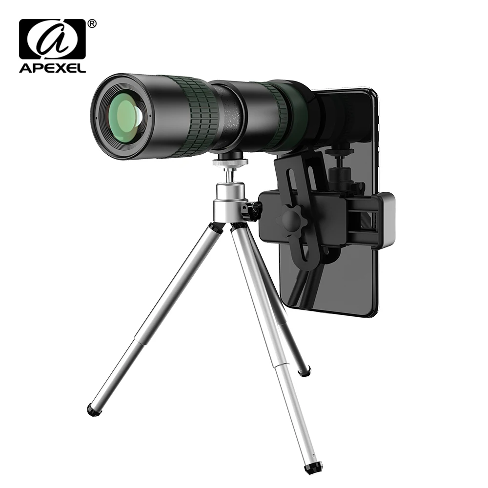 APEXEL HD 8-24x30 Zoom Telephoto lens Monocular monocular Long Range Powerful Foldable Telescope for Smartphones Hunting Camping
APEXEL HD 8-24x30 Zoom Telephoto lens Monocular monocular Long Range Powerful Foldable Telescope for Smartphones Hunting Camping