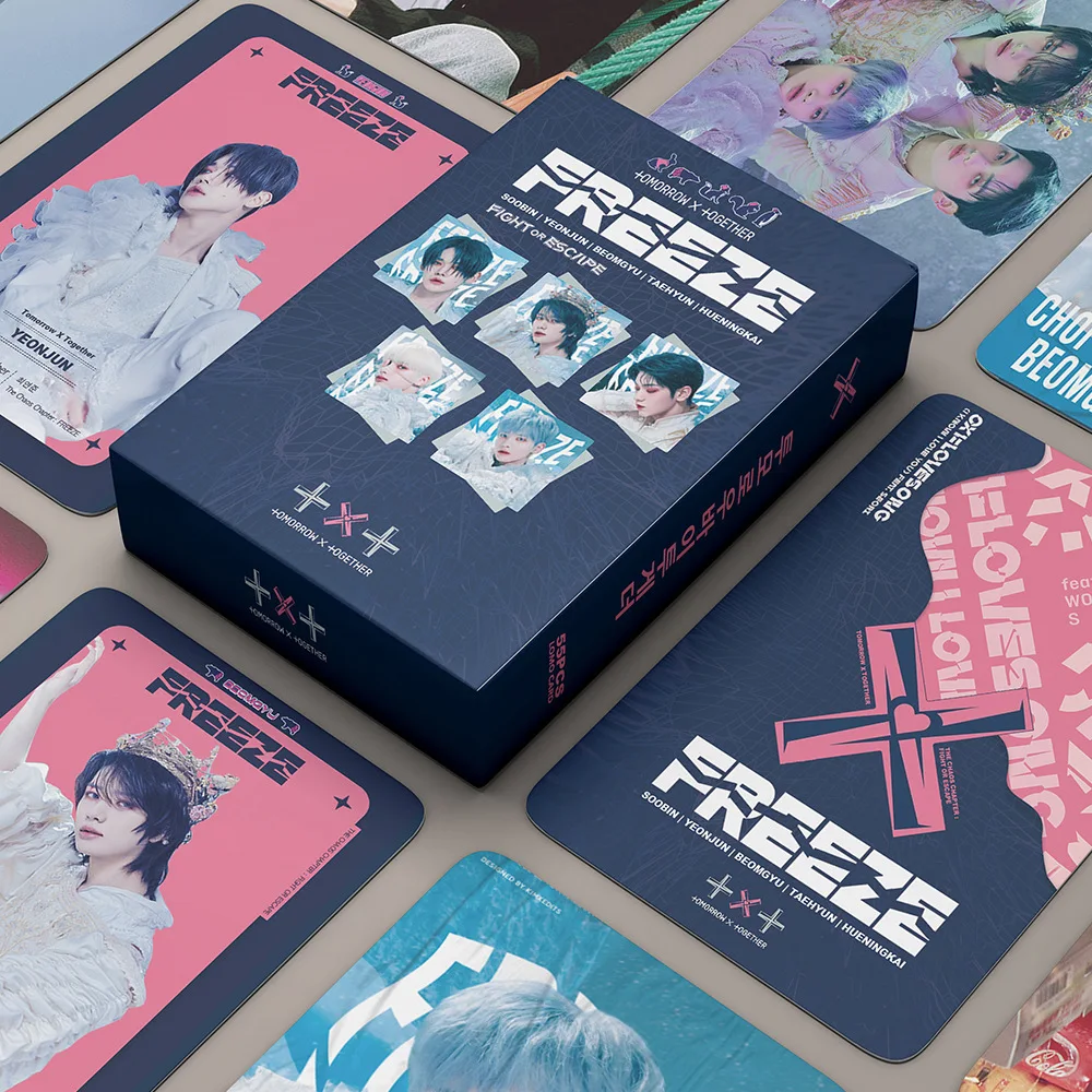 54 шт./компл. Kpop завтра X Together TXT Lomo Cards FREEZE Album Photocard Высокое качество HD Photo открытки в альбом
54 шт./компл. Kpop завтра X Together TXT Lomo Cards FREEZE Album Photocard Высокое качество HD Photo открытки в альбом