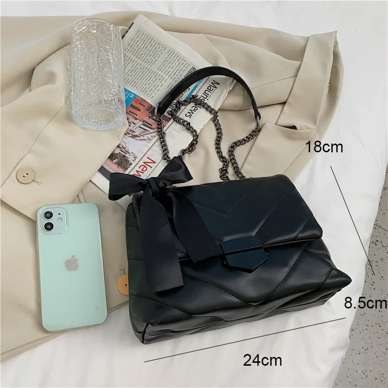 Fashion Soft Leather Shoulder Bag Ribbons Purses and Handbags Luxury Designer Thread Crossbody Bags for Women Chain Sac A Main
Fashion Soft Leather Shoulder Bag Ribbons Purses and Handbags Luxury Designer Thread Crossbody Bags for Women Chain Sac A Main