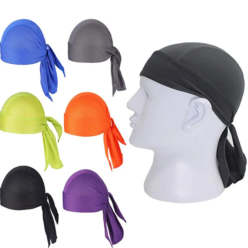 

Quick-Drying Sweat Wicking Beanie Cycling Cap Head Scarf Pirate Hats for Men Women Running Riding Bandana Headscarf Ciclismo
